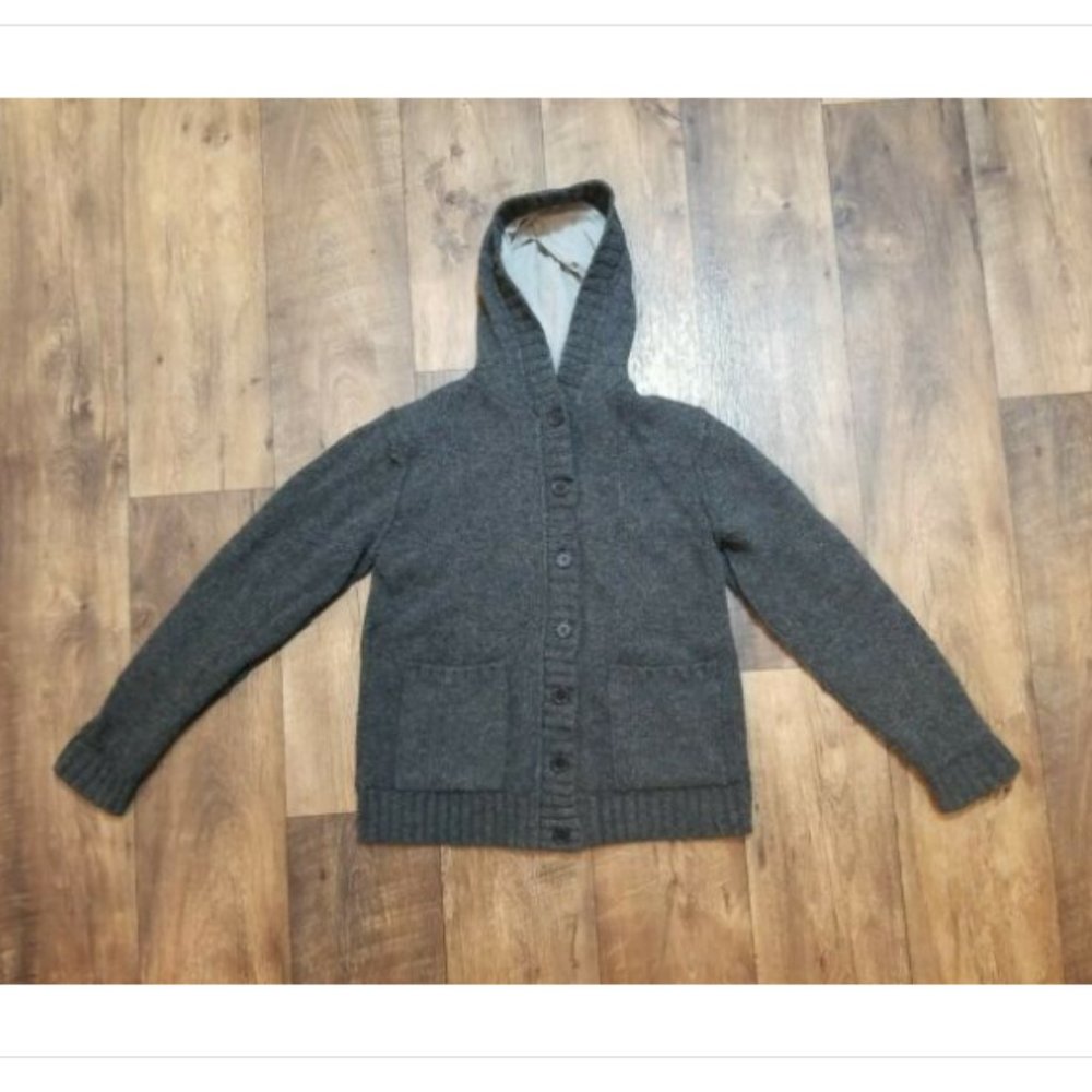 Buffalo David Bitton Lambswool Hood Sweater Jacket